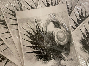 "Grobert" (Greater Sage Grouse) - Limited Print (2021)