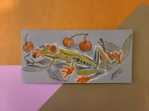"Tree Frog Trip" (Red-Eyed Tree Frog) - Original (2021)