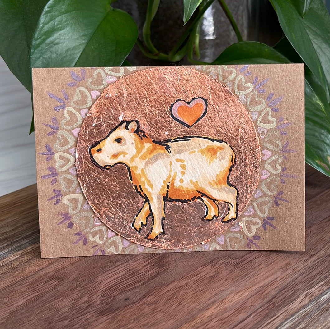 Capybara card